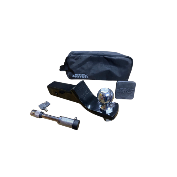 Kit De Remolque Easy Hitch 4 Recibidor 1-1/4" (Maleta Premium, Portabola, Bola, Seguro de llave y tapon)
